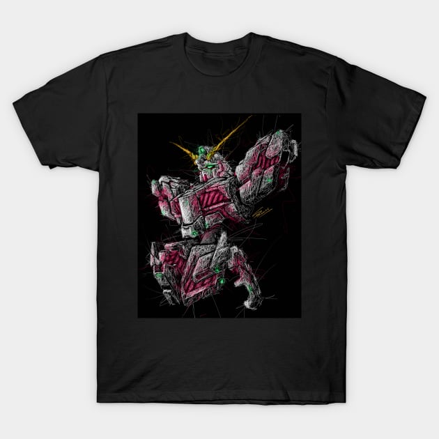 Gundam unicorn T-Shirt by Shawngkolon